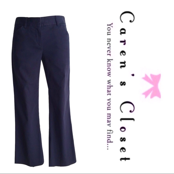 Theory Stretch Cotton Lycra Crop Pant - Picture 3 of 5